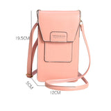 Multifunction Touch Screen Phone Pocket Women Crossbody Bag