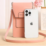 Multifunction Touch Screen Phone Pocket Women Crossbody Bag
