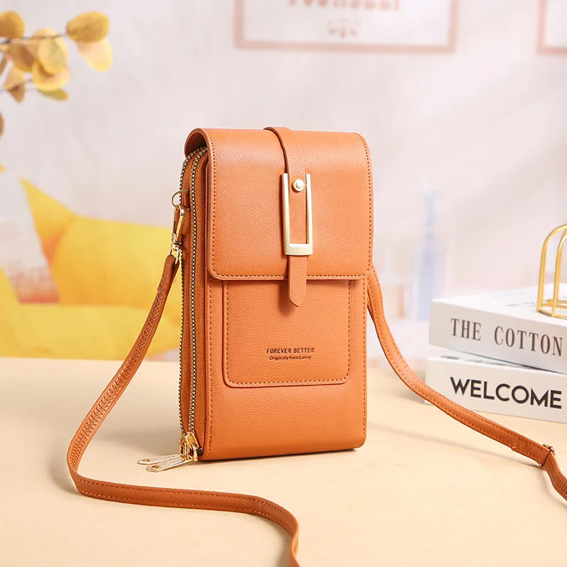 Touch Screen RFID Anti Theft Shoulder Phone Bag