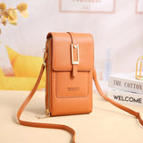 Touch Screen RFID Anti Theft Shoulder Phone Bag