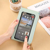 Women's Touch Screen Shoulder Bag RFID Anti Theft Crossbody Wallet