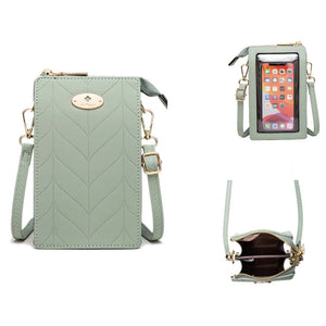 Touch-screen Cross-body Mobile Phone Bag for Women Multi-function Shoulder Bag