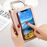 Touch Screen Mobile Phone Bag Women's One Shoulder Messenger Small Square Bag
