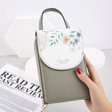 Touch Screen Mobile Phone Bag Women's One Shoulder Messenger Small Square Bag