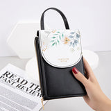 Touch Screen Mobile Phone Bag Women's One Shoulder Messenger Small Square Bag