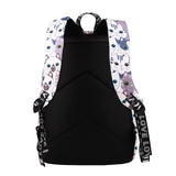 Toury Women Backpack School Bags Cat Print Preppy Style Large Capacity