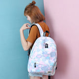 Casual Women Backpack Shoulder School Backpacks Bag Bookbag for Teenager Girls