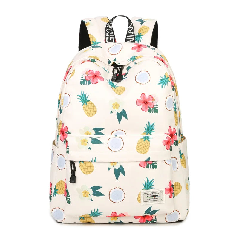 Casual Women Backpack Shoulder School Bags Bookbag for Teenagers Girls Laptop Ba