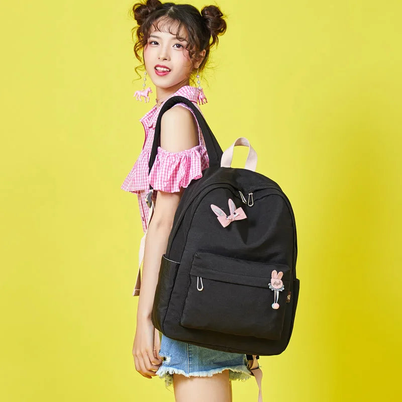 Women Backpack Travel Bagpack Student School Bag For Teenagers Girl