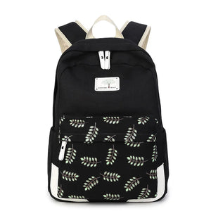 Canvas Women Backpack Mochila Escolar Casual Bagpack Shoulder Bag