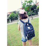 Canvas Women Backpack Mochila Escolar Casual Bagpack Shoulder Bag