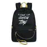 Luminous Waterproof Women Backpack for Girls School Bag