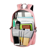 Luminous Waterproof Women Backpack for Girls School Bag