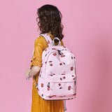 Women Cherry Backpack Polyester School Bags For Teenage Girls