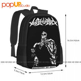 Toxic Holocaust Thrash Metal Band Backpack Gym Bag