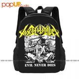 Toxic Holocaust Evil Never Dies Backpack Large Capacity