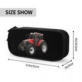 Tractor Pen Box Student School Anime Zipper Pen Bag Child Stationery Bag