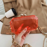 Transparent Acrylic Box Bag Small Shoulder Bag