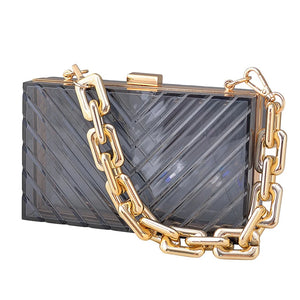 Acrylic Wallet Candy Colors Evening Bag Ladies Clutch Wedding Party Purses