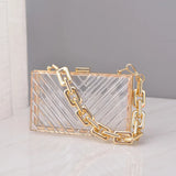 Acrylic Wallet Candy Colors Evening Bag Ladies Clutch Wedding Party Purses