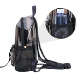 Transparent PVC Backpack Women's Jelly Bag Waterproof Beach Schoolbag