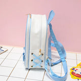 Transparent Backpack PVC Women Shoulder Bag Clear Pocket Itabag Mochila