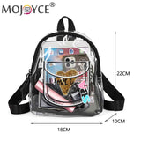 Clear Love Letter PVC Backpack for Women