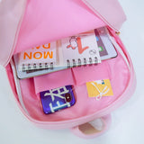 Transparent Backpack Women Bags PVC Jelly Waterproof Student School Bags