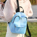 Clear PVC Backpack for Women Girls School Students