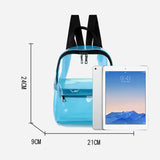 Clear PVC Backpack for Women Girls School Students