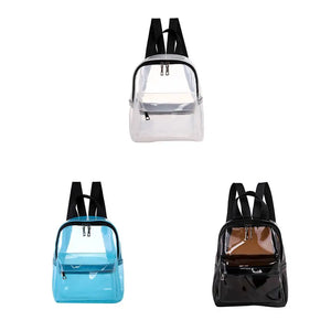 Clear PVC Backpack for Women Girls School Students