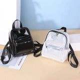 Clear PVC Backpack for Women Girls School Students