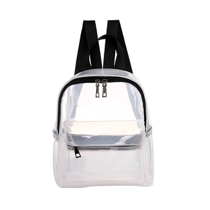 Clear PVC Backpack for Women Girls School Students