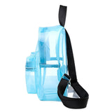 Clear PVC Backpack for Women Girls School Students