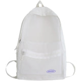 Transparent Backpack Women Teenage Girls School Bag Clear PVC Solid Bags