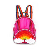 Transparent Candy Backpacks Fidget Toy Push Bubble School Bag Waterproof