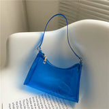Transparent Jelly Shoulder Bag for Women Evening Candy Purse