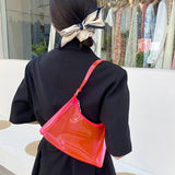 Clear Jelly Shoulder Bag for Women Evening Bag
