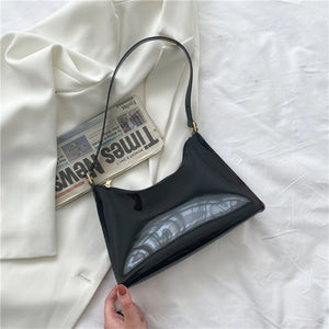 Clear Jelly Handbag Shoulder Evening Bag for Women