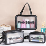 Clear Cosmetic Bag PVC Zipper Makeup Beauty Case