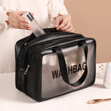 Clear Cosmetic Bag PVC Zipper Makeup Beauty Case