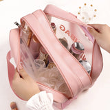 Clear Cosmetic Bag PVC Zipper Makeup Beauty Case