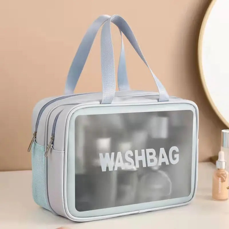 Clear Cosmetic Bag PVC Zipper Makeup Beauty Case