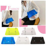 Transparent Crossbody Bag Women Candy Small Shoulder Messenger Bag