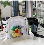 Transparent Crossbody Bags Zipper Mini All-match Couples PVC Harajuku Purses