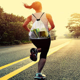 Fruit Storage Drawstring Backpack Gym Bag Lightweight Beach Backpack