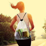 Fruit Tote Gym Drawstring Backpack Lightweight Beach Bag Unisex