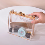 Clear Handbag Top Handle Purse for Women Bride Party Evening