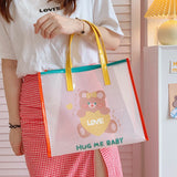 Transparent Jelly Bag Female Summer Travel Handbag