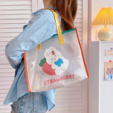 Transparent Jelly Bag Female Summer Travel Handbag